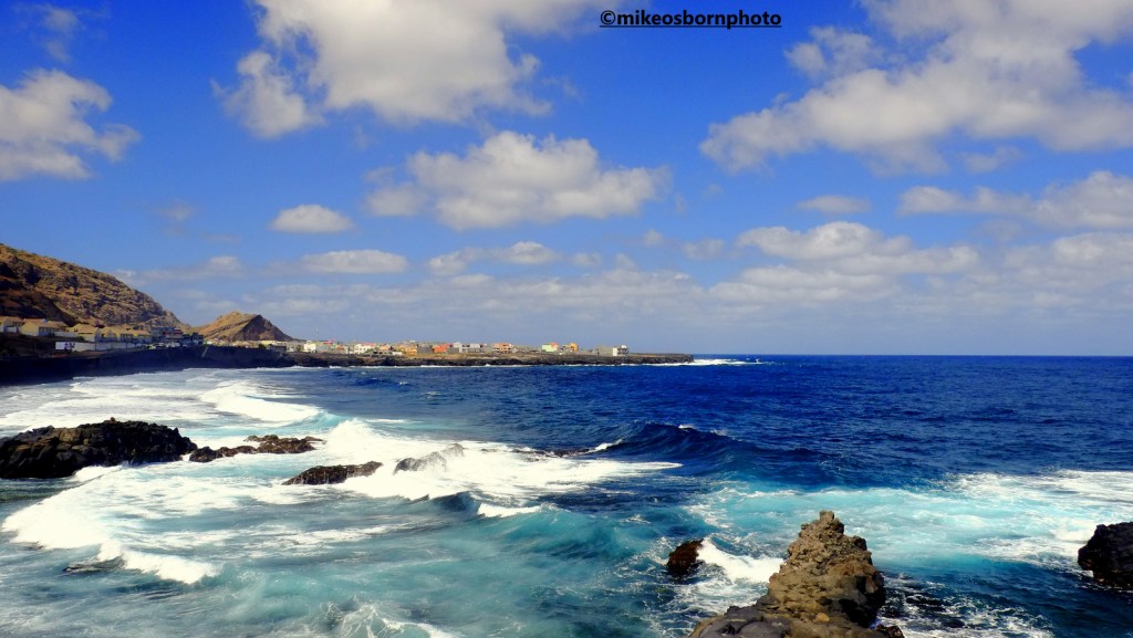 A view of the Atlantic Ocean near Mosteiros in the Cape Verde islands