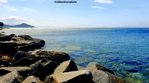 A view of Agali Bay on the Greek island of Tinos