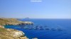 View of a fish farm off the southern coast of Serifos island in Greece
