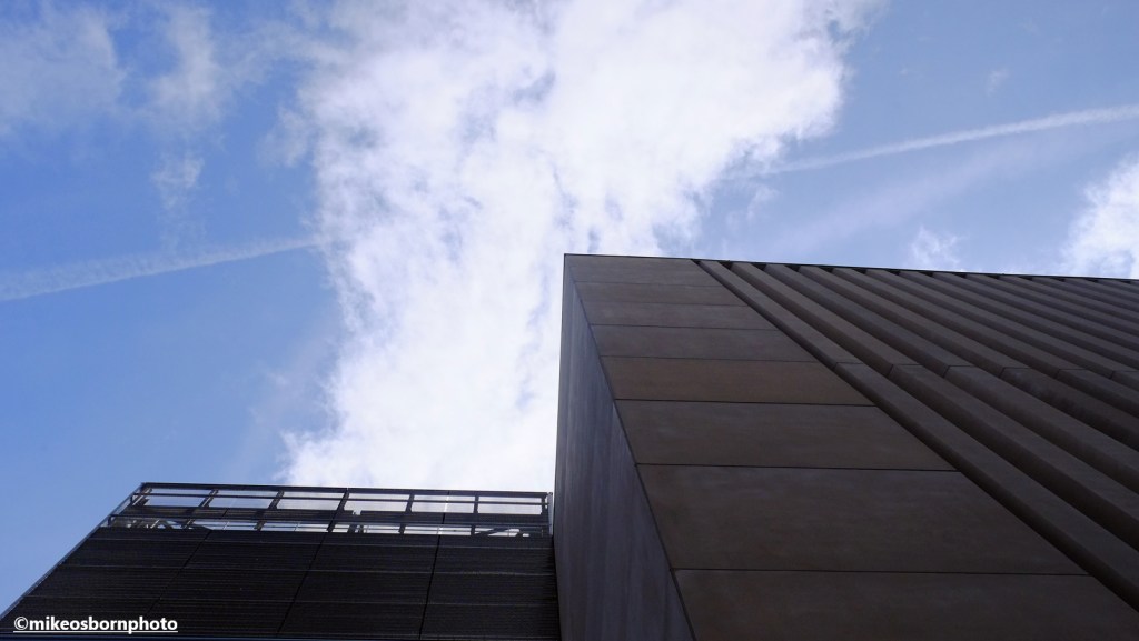 The concrete edifice of the new Factory International headquarters in Manchester