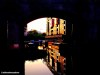 A golden hour view of Potato Wharf in Castlefield, Manchester