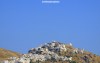 A view of the hilltop chora on the Greek island of Serifos