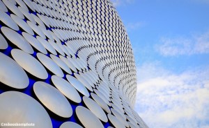 A view of the landmark Selfridges building in Birmingham city centre.