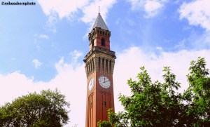 Uncle Joe - the slender clock tower at the University of Birmingham in Edgbaston.
