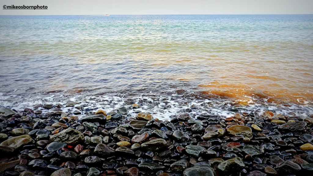 A rocky section of Atlantic coastline on the island of São Tomé.