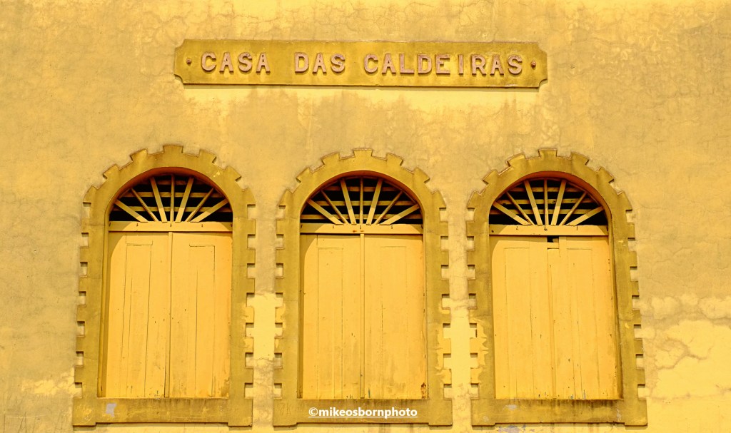 The disused boiler room at Roça Agua-Ize on the island of São Tomé.