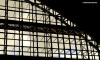 The main window structure of Manchester Central, formerly a city railway station.