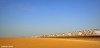 A line of beach huts at St Annes on Lancashire's Fylde Coast.