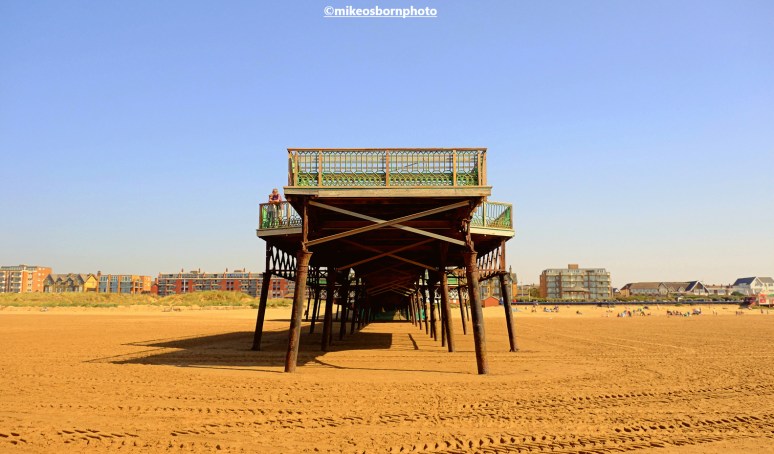 St Annes Pier in Lancashire taken with the tide very far out.