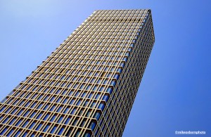 Skyscraper Talan Tower in the capital of Kazakhstan, Astana.