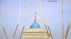 The blue dome of the presidential palace in Kazakhstan's capital city Astana.