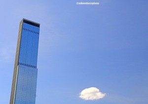 Abu Dhabi Plaza, the tallest building in Astana, Kazakhstan.