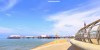 A view of Blackpool's Central Pier and tower on a bright summer's day.
