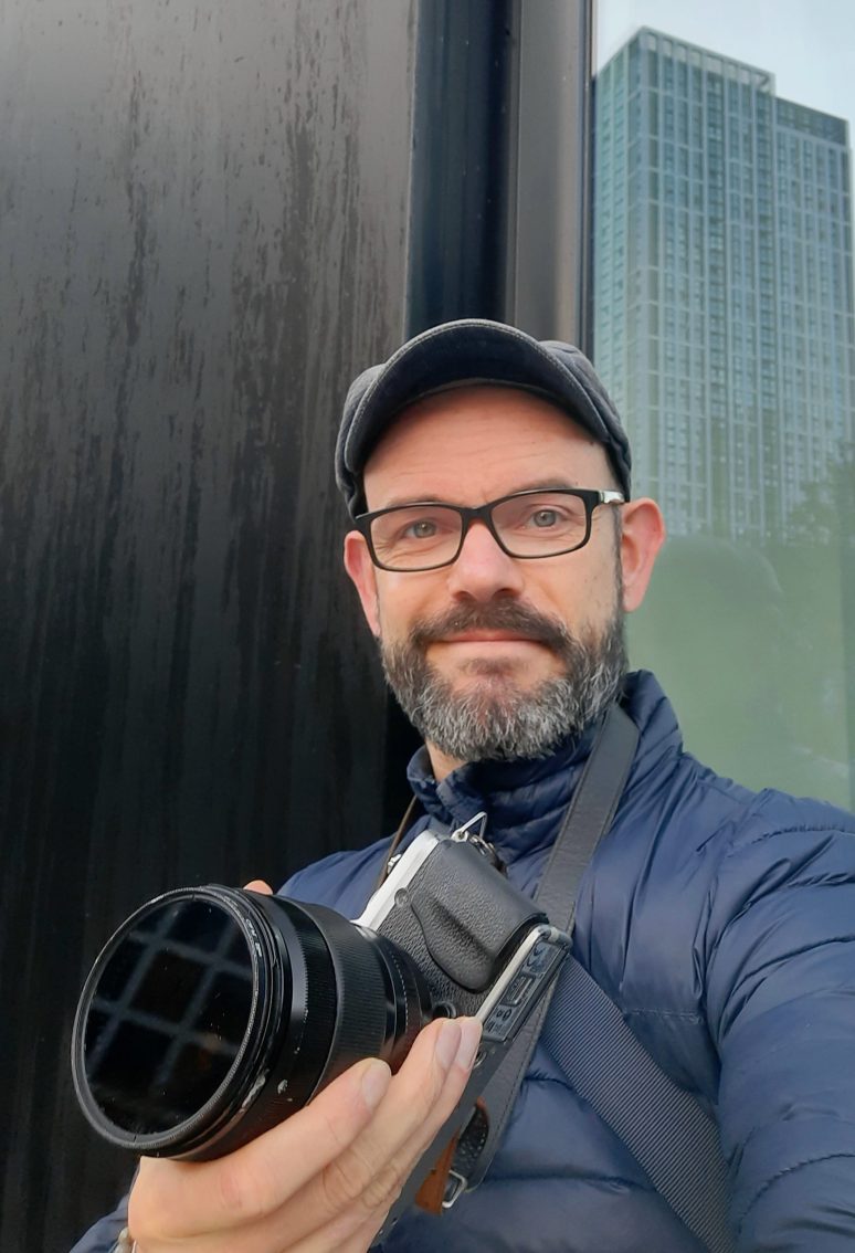 Mike Osborn on a Manchester photo walk with his Fuji X-E1 camera.
