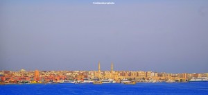 A view of the Egyptian city of Hurghada on the Red Sea coast.