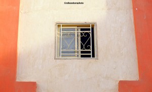 A single window on a dwelling in a neighbourhood of Hurghada, Egypt.